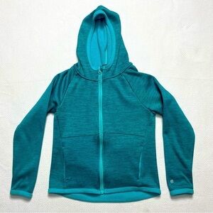 Champion C9 Fleece Hoodie Turquoise Full Zipper Size Girls Size Medium (7-8)
